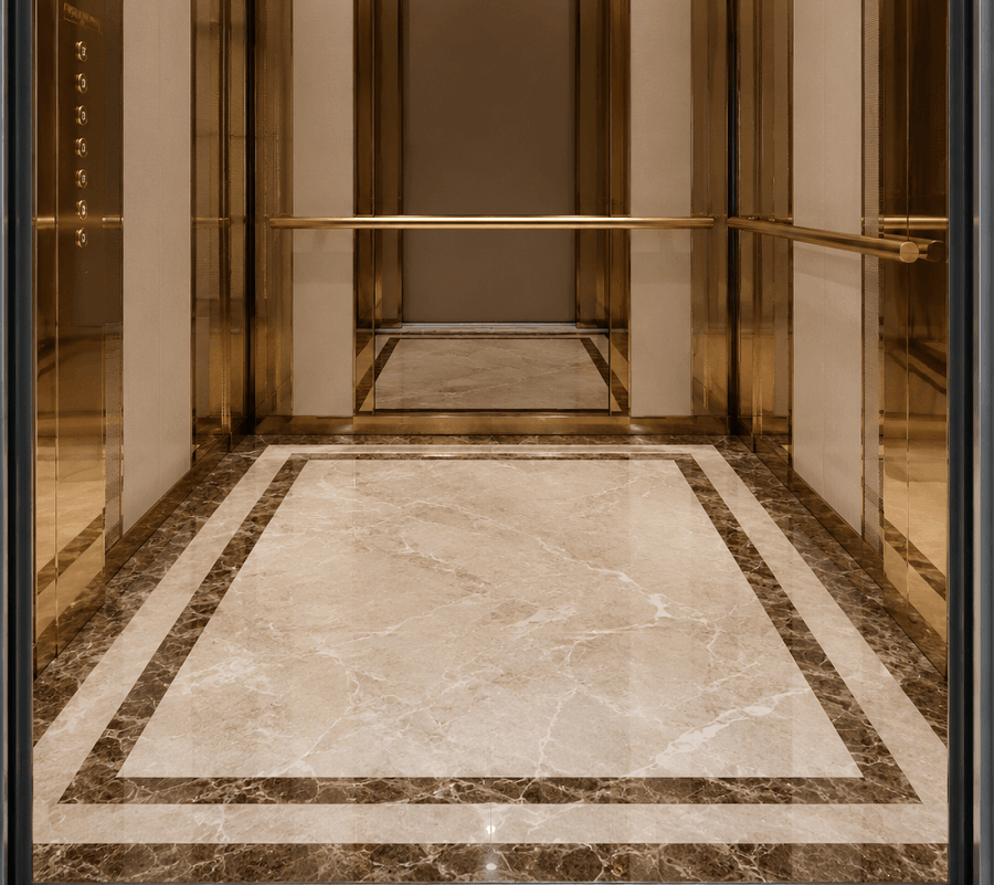 Mẫu sàn thang máy Marble dành cho các công trình cao cấp